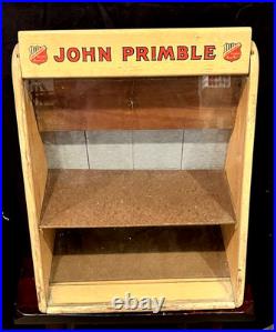 Vintage John Primble Pocket Knife Counter Top Store Display Case Rare Find Ey