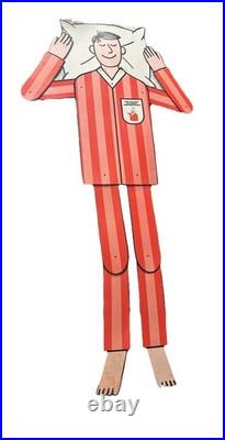 Vintage Jointed Mattress Store Display Advertisement Sign w The Little King