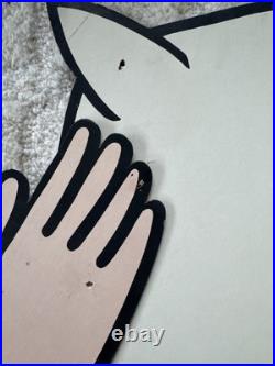 Vintage Jointed Mattress Store Display Advertisement Sign w The Little King