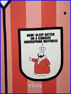 Vintage Jointed Mattress Store Display Advertisement Sign w The Little King