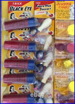 Vintage Joke Display 1950's Novelty Gag Magic Bag O' Tricks Store Display NOS