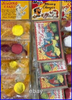 Vintage Joke Display 1950's Novelty Gag Magic Bag O' Tricks Store Display NOS