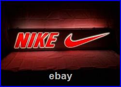 Vintage Just Do It Nike Sign Store Display Double Sided Nike Advertising Sign