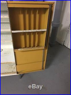 Vintage KEM Auto Parts Metal Cabinet