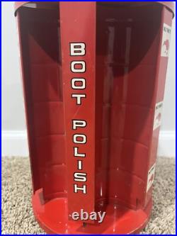 Vintage KIWI Boot / Shine Polish Store Rotating Display Rare