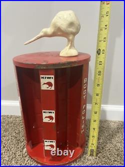 Vintage KIWI Boot / Shine Polish Store Rotating Display Rare