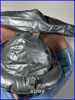 Vintage KRAZY GLUE 4' Construction Worker Inflatable Retail Hanging Display