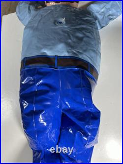 Vintage KRAZY GLUE 4' Construction Worker Inflatable Retail Hanging Display