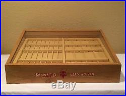 Vintage Keen Kutter Pocket Knife Display Case 24 In Shapleigh's St Louis Counter