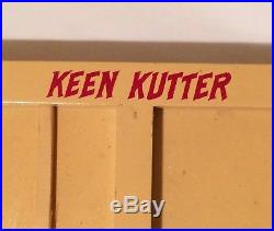Vintage Keen Kutter Pocket Knife Display Case 24 In Shapleigh's St Louis Counter