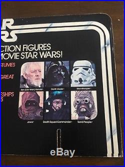 Vintage Kenner Star Wars 12-Back Figure Store Display Header Excellent Condition