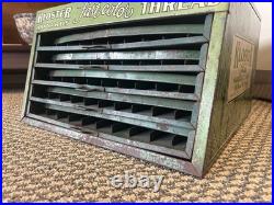 Vintage Kloster 5 Drawer Metal Spool Cabinet Store Display Sewing Box Silhouette