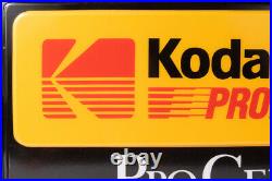 Vintage Kodak Camera Store Pro Center Illuminated Display Sign 36 X 18 X 5 E18