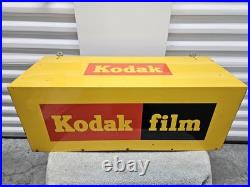 Vintage Kodak Film 3D Metal Box Hanging Store Display Advertising Sign