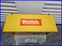 Vintage Kodak Film 3D Metal Box Hanging Store Display Advertising Sign