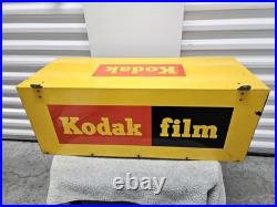 Vintage Kodak Film 3D Metal Box Hanging Store Display Advertising Sign