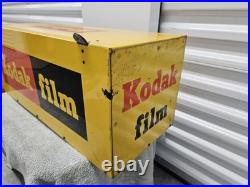 Vintage Kodak Film 3D Metal Box Hanging Store Display Advertising Sign