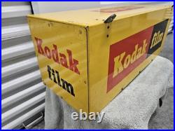 Vintage Kodak Film 3D Metal Box Hanging Store Display Advertising Sign