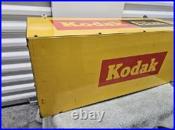 Vintage Kodak Film 3D Metal Box Hanging Store Display Advertising Sign