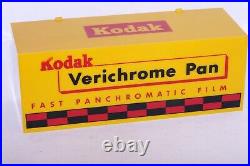 Vintage Kodak Light Up Verichrome Pan Film Advertising Display Box. 1960's