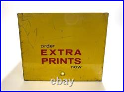 Vintage Kodak Metal Container Store Display Camera Film File Box