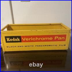 Vintage Kodak Metal Container Store Display Camera Film File Box
