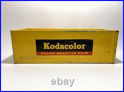 Vintage Kodak Metal Container Store Display Camera Film File Box
