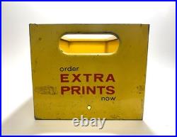 Vintage Kodak Metal Container Store Display Camera Film File Box