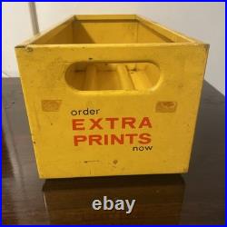 Vintage Kodak Metal Container Store Display Camera Film File Box