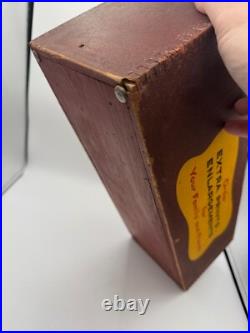 Vintage Kodak Photo Film Prints Wood Wooden Store Countertop Display Bin Drawer