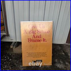 Vintage Kodak Processing Store Display Advertising Sign Poster 20x30 Plexiglass
