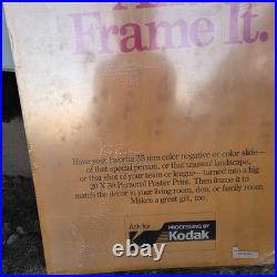 Vintage Kodak Processing Store Display Advertising Sign Poster 20x30 Plexiglass