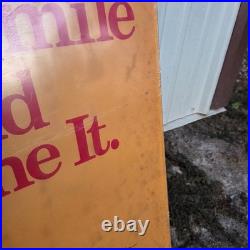 Vintage Kodak Processing Store Display Advertising Sign Poster 20x30 Plexiglass
