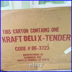 Vintage Kraft Cheese Store Display Rack Deli X-Tender 1970s NOS Complete In Box