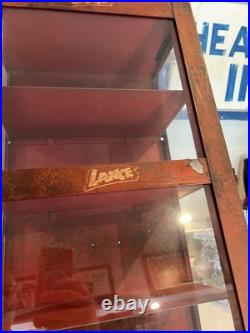Vintage LANCE Snacks Display Case