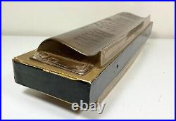 Vintage LARGE M HOHNER Marine Band Harmonica Store Display Sign 24