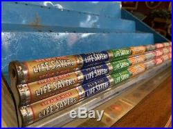 Vintage LIFE SAVERS Mints Candy Retail Display Case WATCH VIDEO