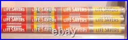 Vintage LIFESAVERS Flavor Candy Metal Store Shelf Display Tin Litho 24 Long