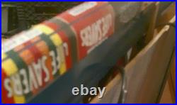 Vintage LIFESAVERS Flavor Candy Metal Store Shelf Display Tin Litho 24 Long