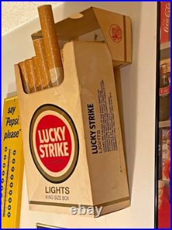 Vintage LUCKY STRIKE LIGHT TOASTED Cigarette Display 1980s