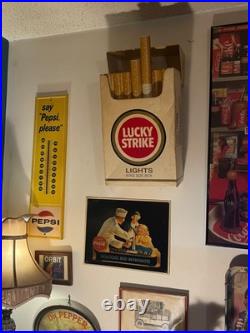 Vintage LUCKY STRIKE LIGHT TOASTED Cigarette Display 1980s