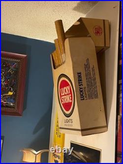 Vintage LUCKY STRIKE LIGHT TOASTED Cigarette Display 1980s