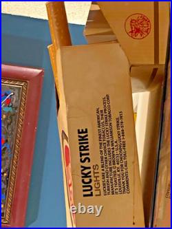 Vintage LUCKY STRIKE LIGHT TOASTED Cigarette Display 1980s