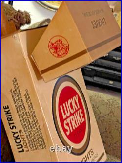 Vintage LUCKY STRIKE LIGHT TOASTED Cigarette Display 1980s