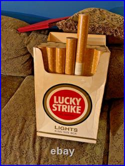 Vintage LUCKY STRIKE LIGHT TOASTED Cigarette Display 1980s