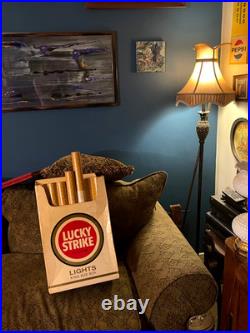 Vintage LUCKY STRIKE LIGHT TOASTED Cigarette Display 1980s