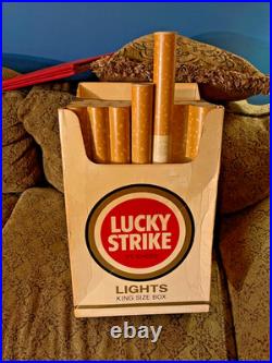 Vintage LUCKY STRIKE LIGHT TOASTED Cigarette Display 1980s