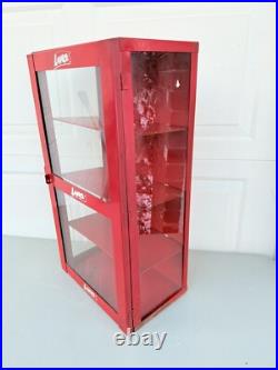 Vintage Lance Candy Glass Metal Store Display Cabinet Case Advertising Sign
