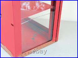 Vintage Lance Candy Glass Metal Store Display Cabinet Case Advertising Sign