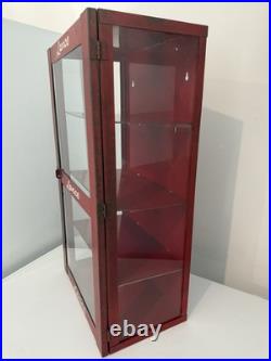 Vintage Lance Snack Co. Countertop Wall Store Display Red Steel Cabinet 26x14x9